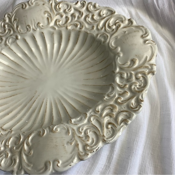 Ceramic Victorian Soup/ Salad Serving Bowl hand made in Italy - Picture 3 of 7